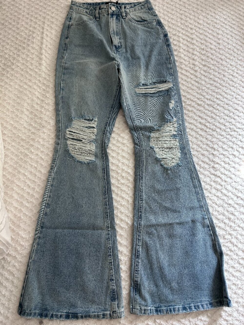 Missguided Baggy Flared Jeans Size 2 NWT